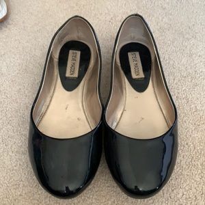 Steve Madden Black Patent Flat